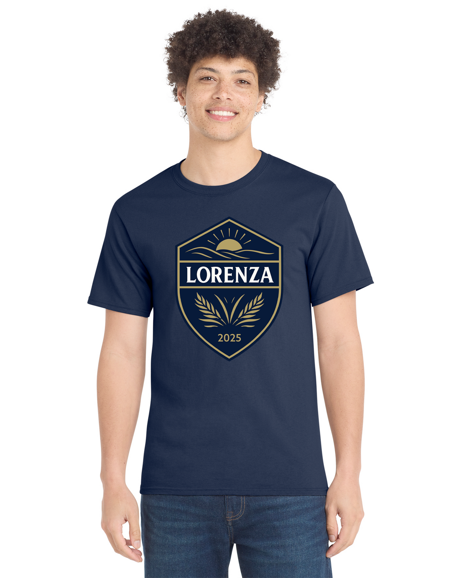 Lorenza Soccer - Port &amp; Co Essential Tee - PC61