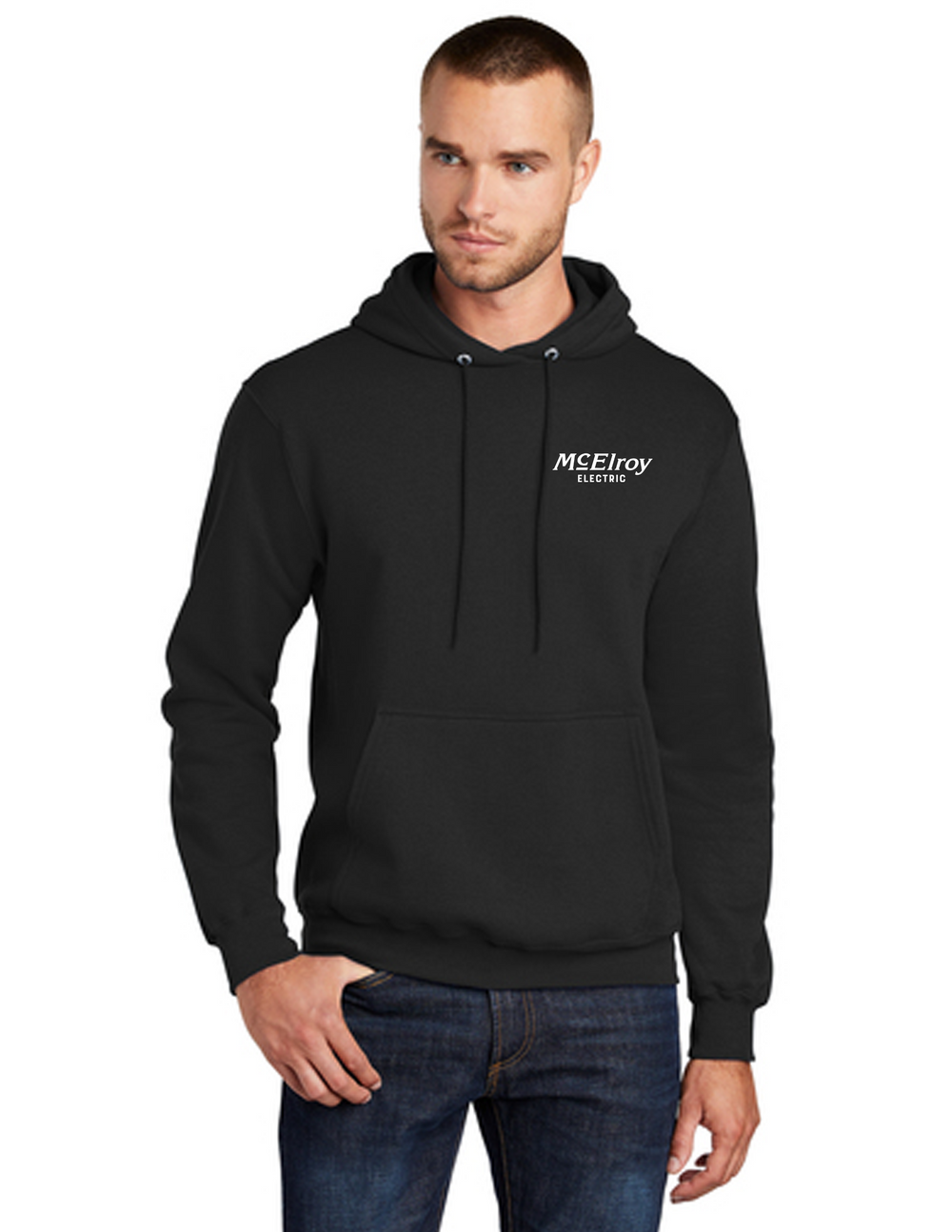McElroy Electric - Port & Company Core Fleece Pullover Hooded Sweatshirt - PC78H