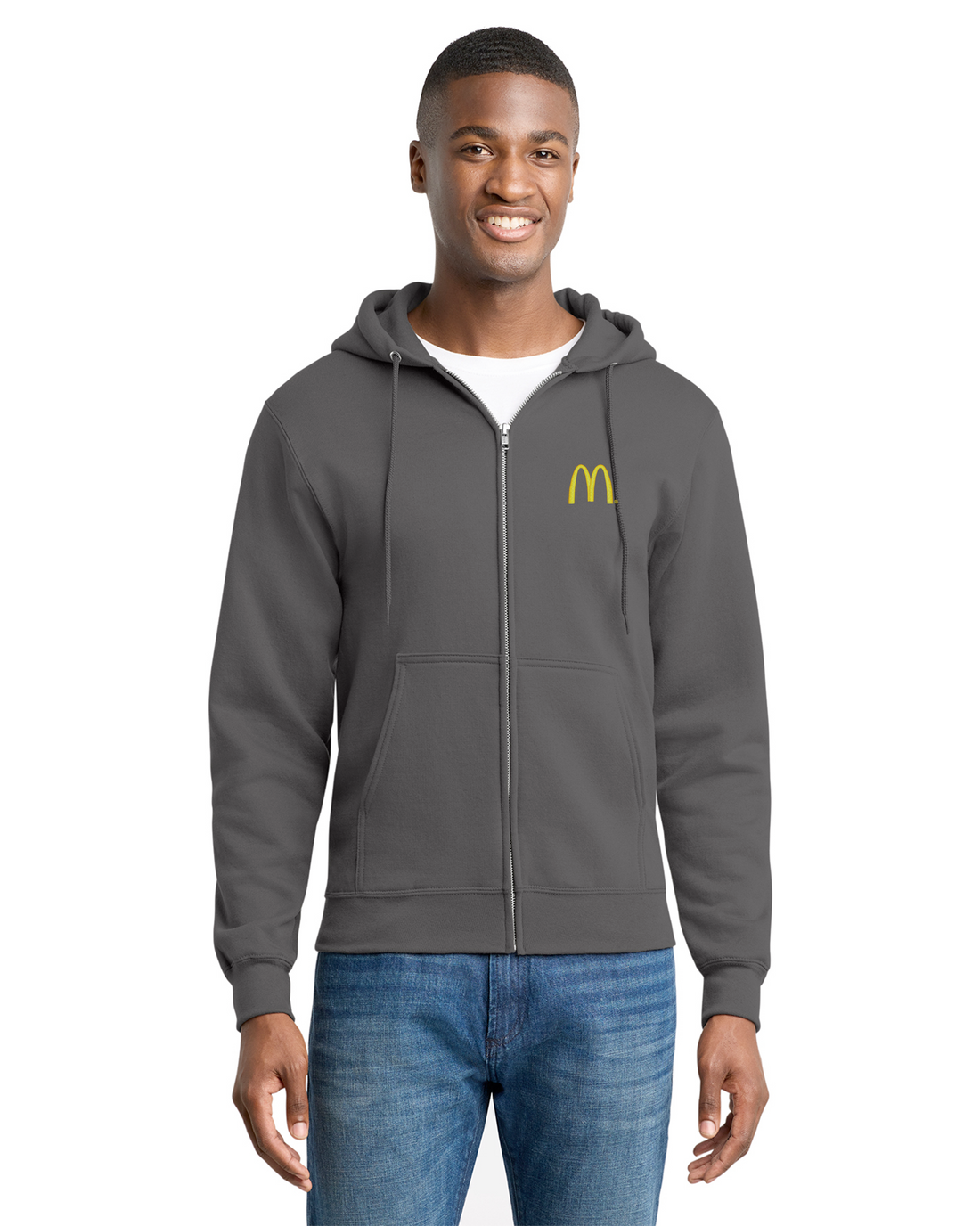 3PI Staff - Port &amp; Co Core Fleece Full-Zip Hooded Sweatshirt - PC78ZH
