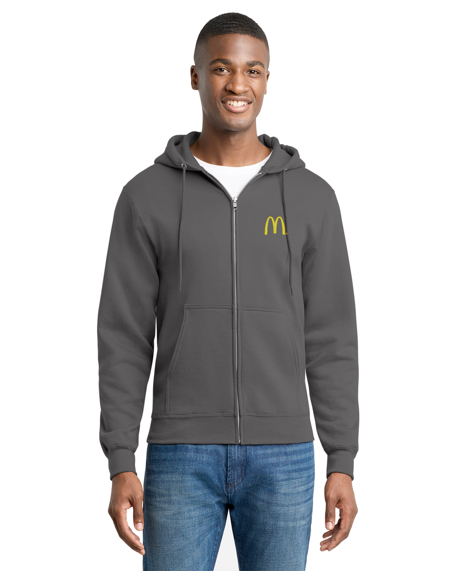 3PI Staff - Port &amp; Co Core Fleece Full-Zip Hooded Sweatshirt - PC78ZH