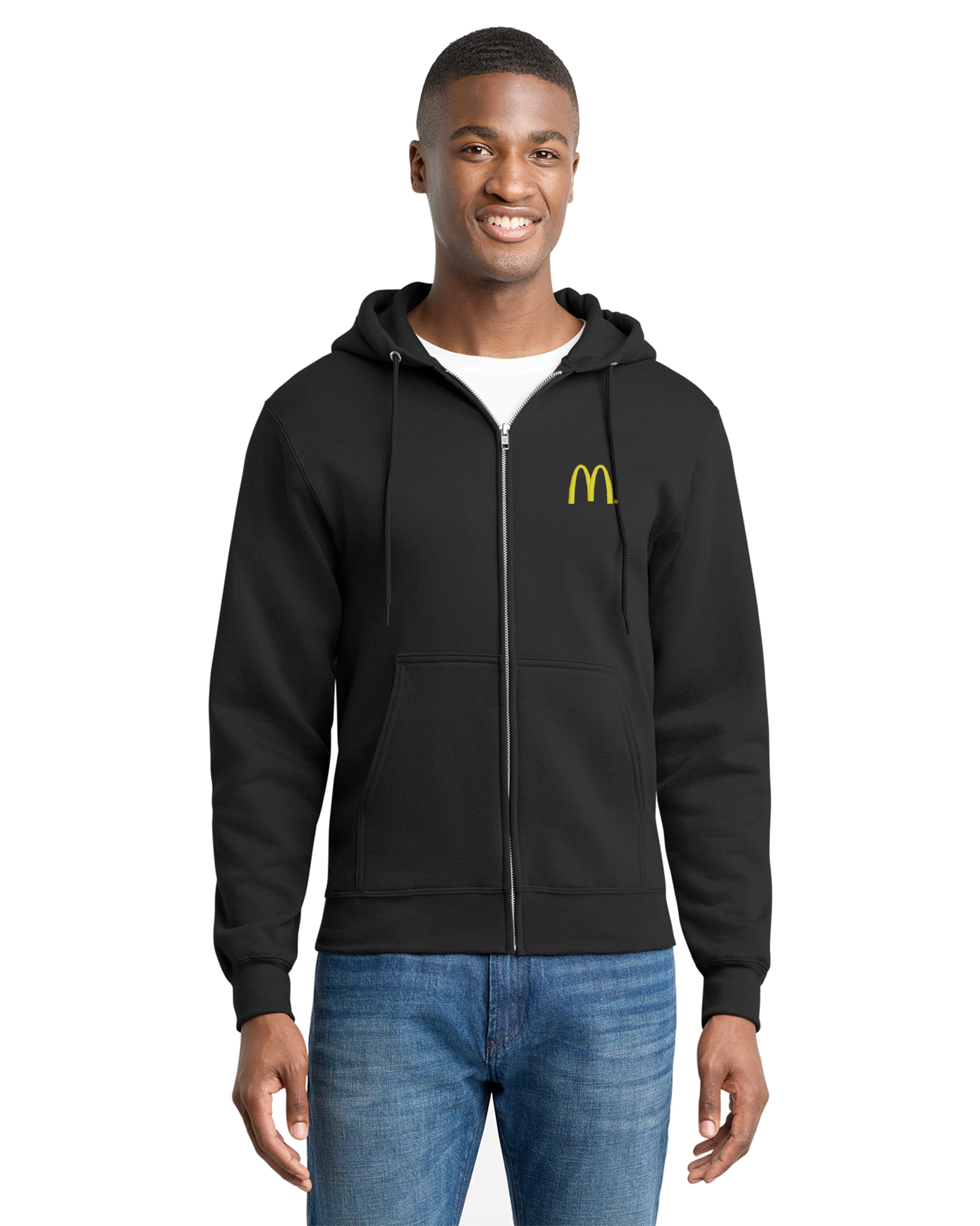 3PI Staff - Port &amp; Co Core Fleece Full-Zip Hooded Sweatshirt - PC78ZH