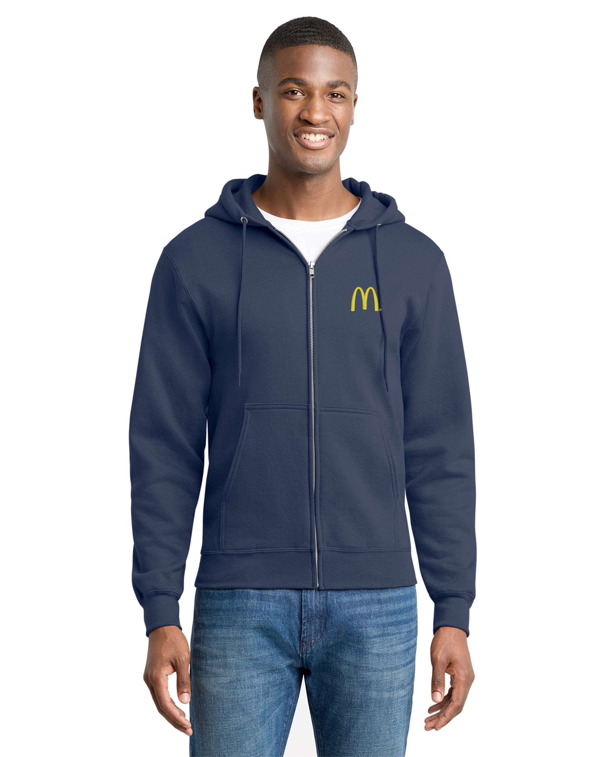 3PI Staff - Port &amp; Co Core Fleece Full-Zip Hooded Sweatshirt - PC78ZH