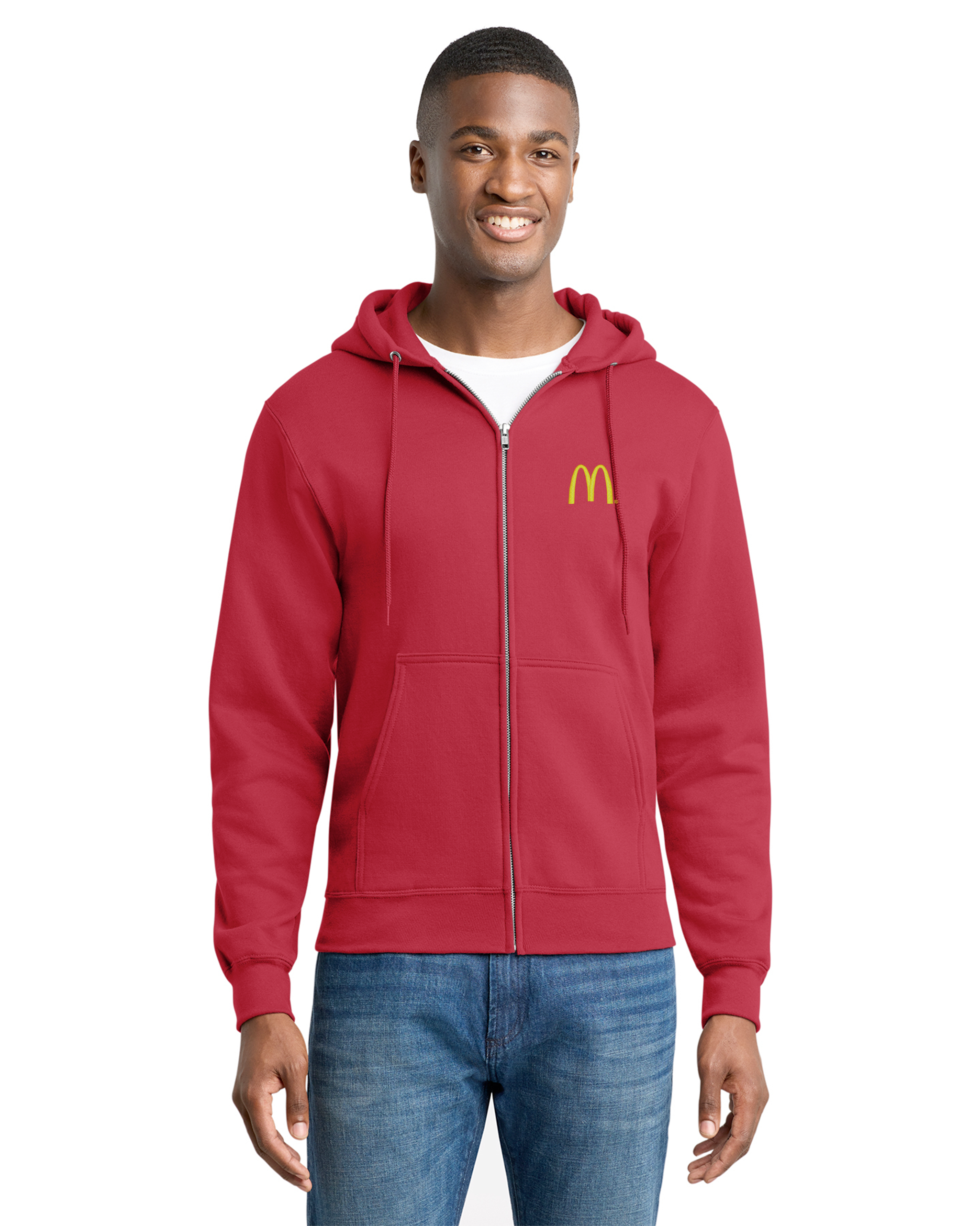 3PI Staff - Port &amp; Co Core Fleece Full-Zip Hooded Sweatshirt - PC78ZH