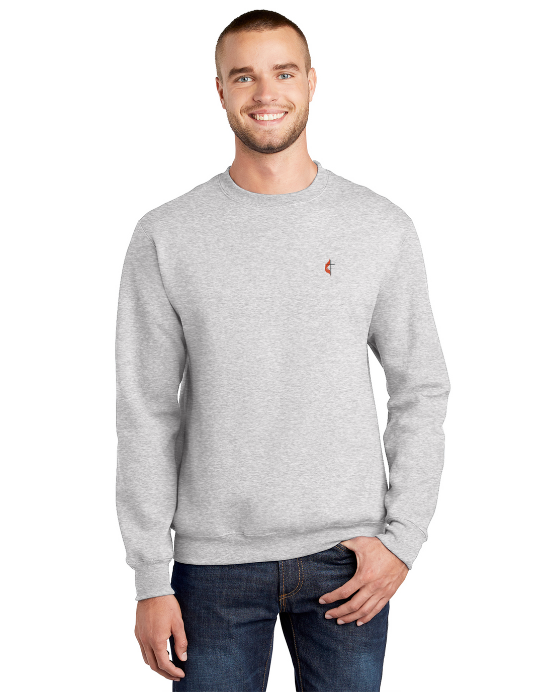 Great Plains UMC - Port &amp; Company Tall Essential Fleece Crewneck Sweatshirt - PC90T