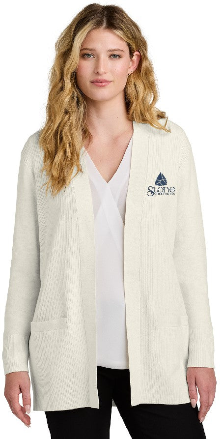 Stone Strategies - Port Authority Women’s Easy Care Open-Front Cardigan Sweater - LSW2890