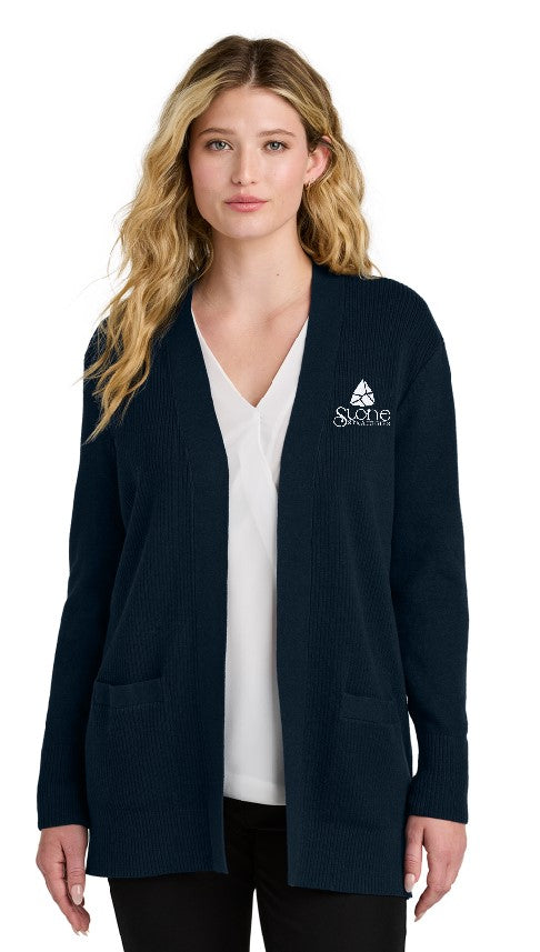 Stone Strategies - Port Authority Women’s Easy Care Open-Front Cardigan Sweater - LSW2890