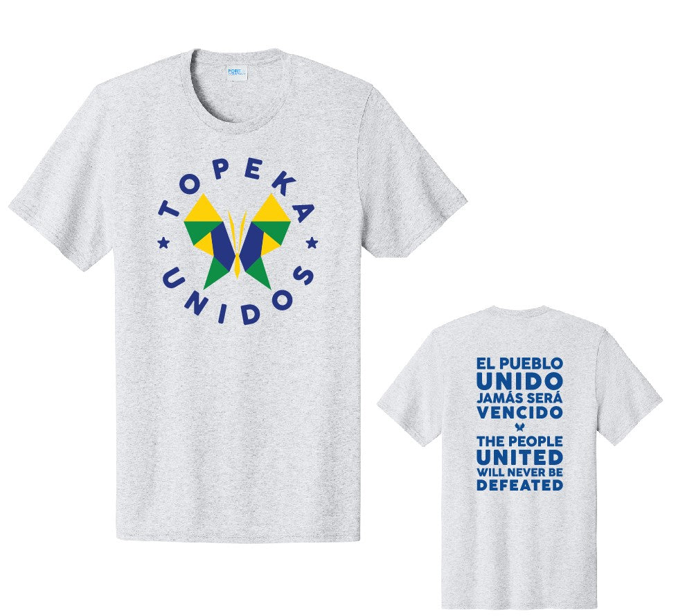 Cafe Quetzal - Port &amp; Co Easy Cotton Tee - PC43 - Topeka Unidos