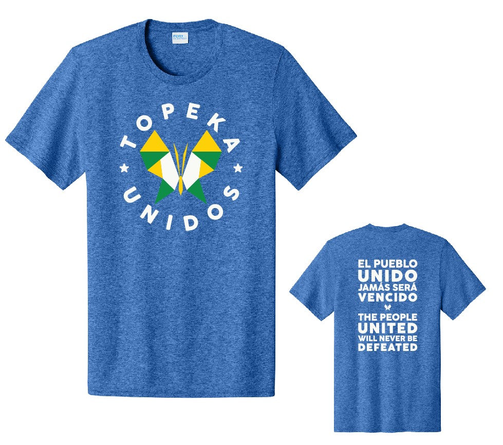 Cafe Quetzal - Port &amp; Co Easy Cotton Tee - PC43 - Topeka Unidos