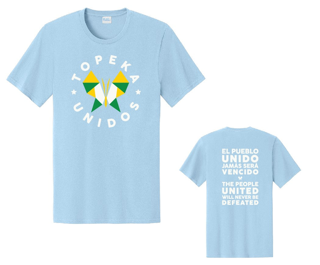 Cafe Quetzal - Port &amp; Co Easy Cotton Tee - PC43 - Topeka Unidos