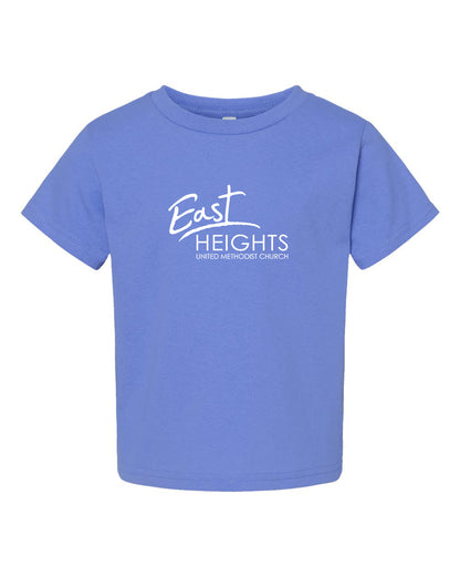 East Heights UMC - EHUMC Logo - Rabbit Skins Toddler Cotton Jersey Tee - 3301T