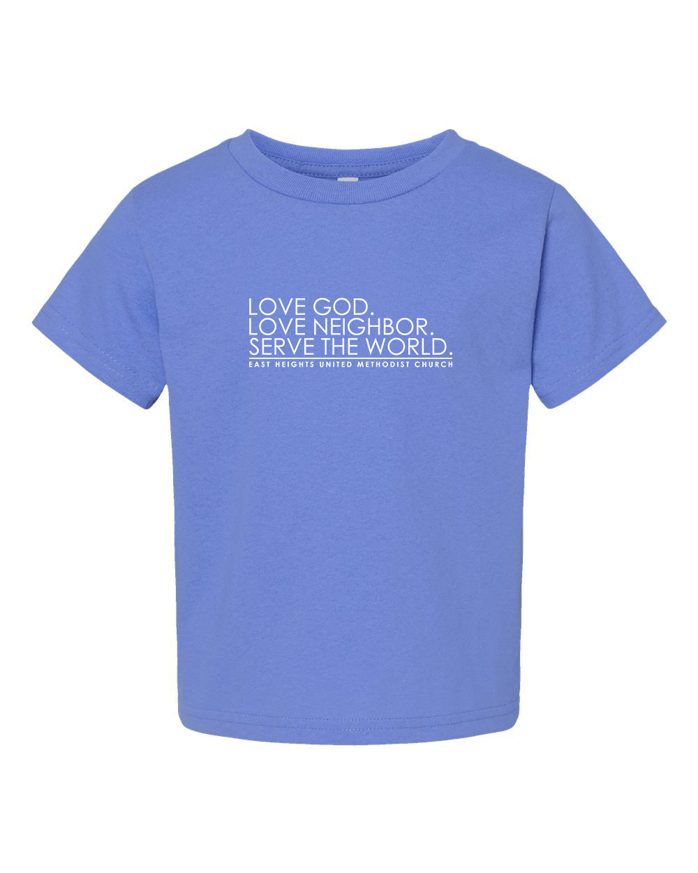 East Heights UMC - EHUMC Mission - Rabbit Skins Toddler Cotton Jersey Tee - 3301T