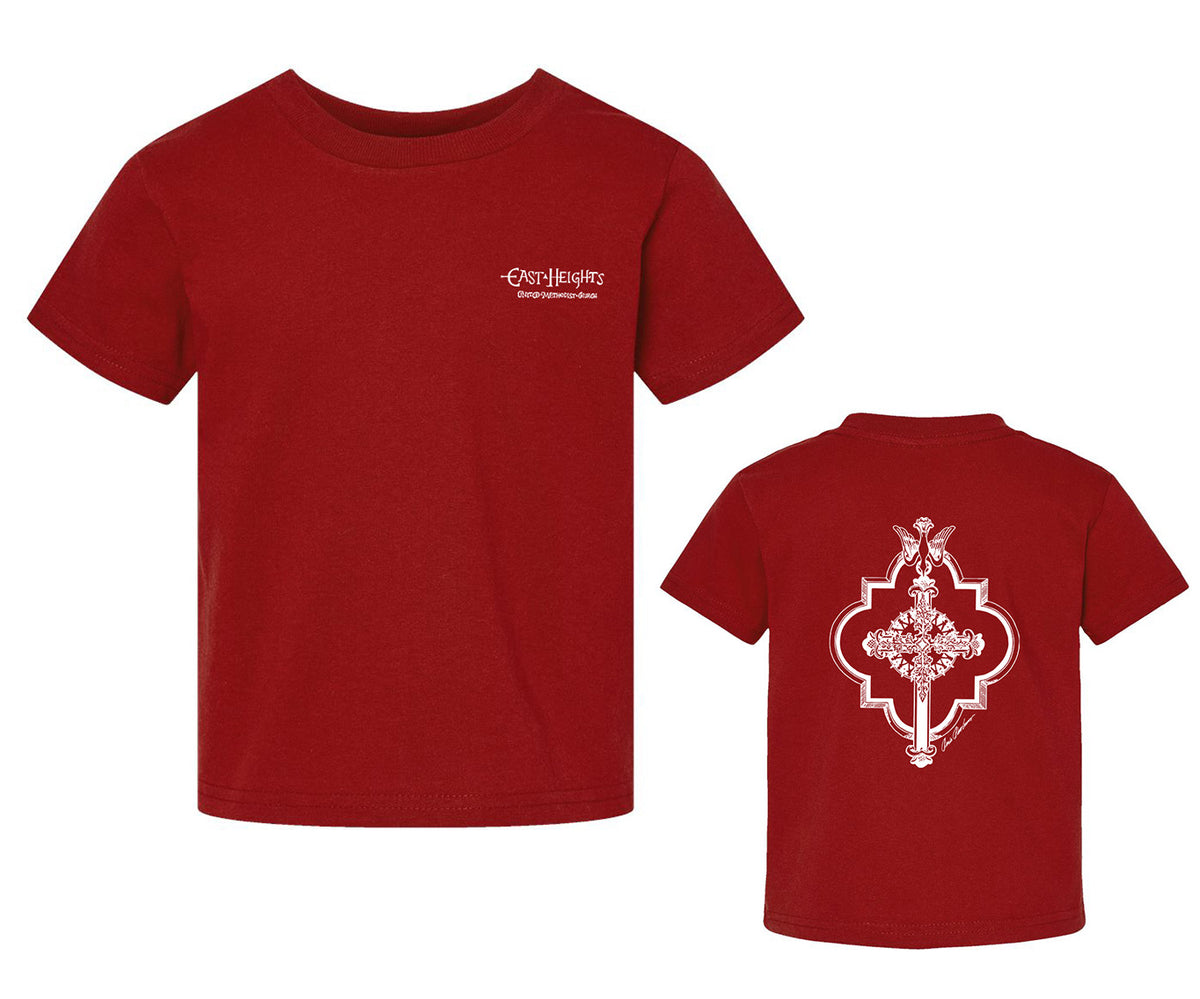 East Heights UMC - Paula Amos Cross - Rabbit Skins Toddler Cotton Jersey Tee - 3301T