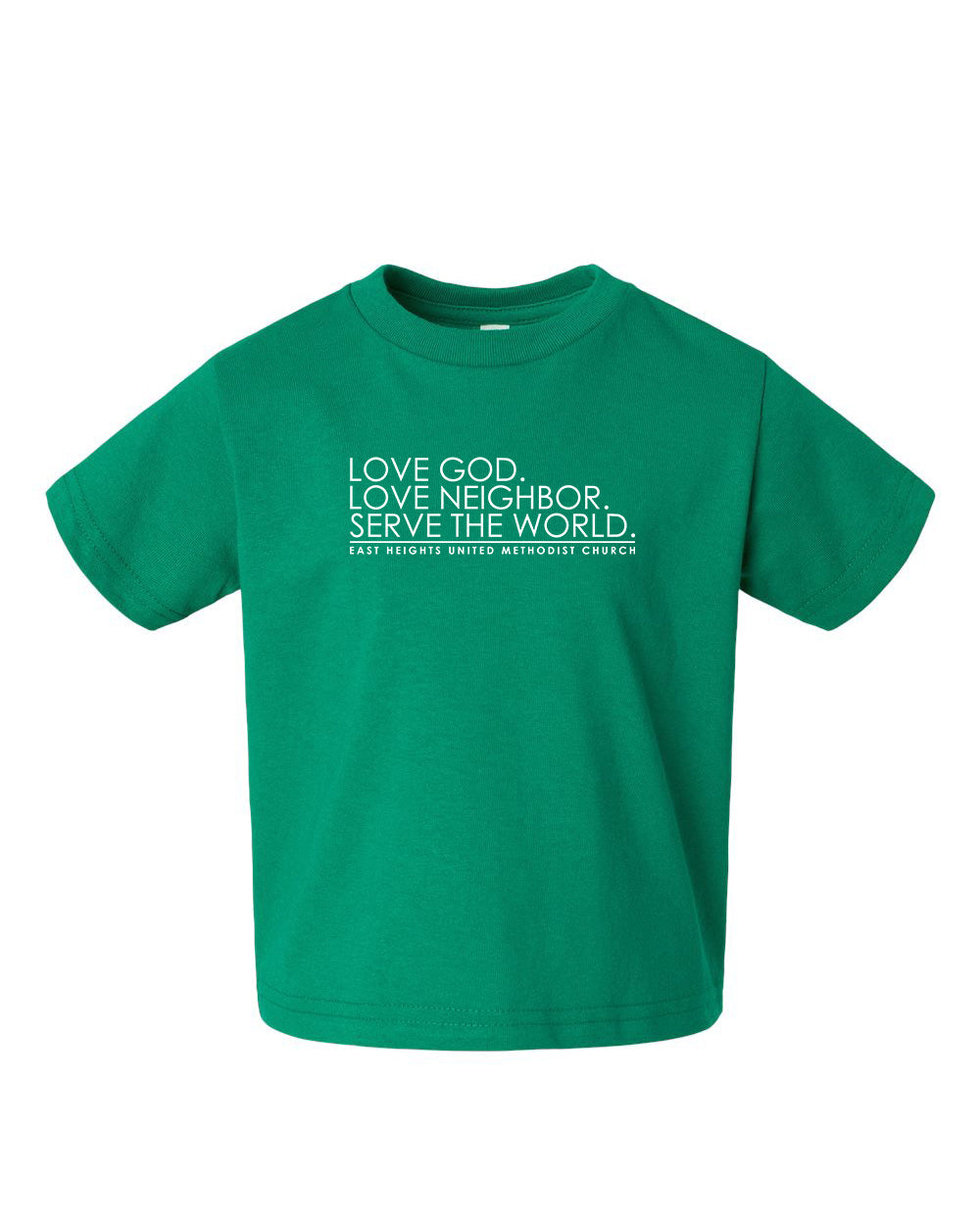 East Heights UMC - EHUMC Mission - Rabbit Skins Toddler Cotton Jersey Tee - 3301T