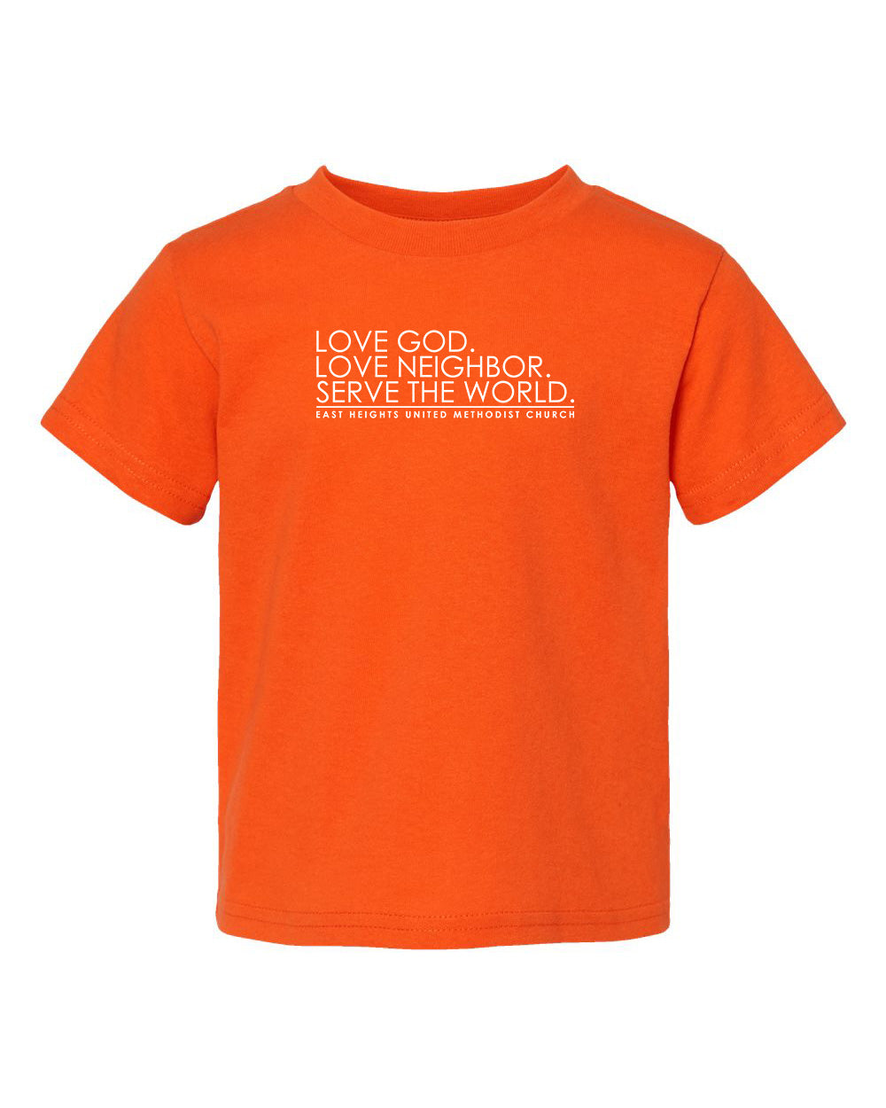 East Heights UMC - EHUMC Mission - Rabbit Skins Toddler Cotton Jersey Tee - 3301T