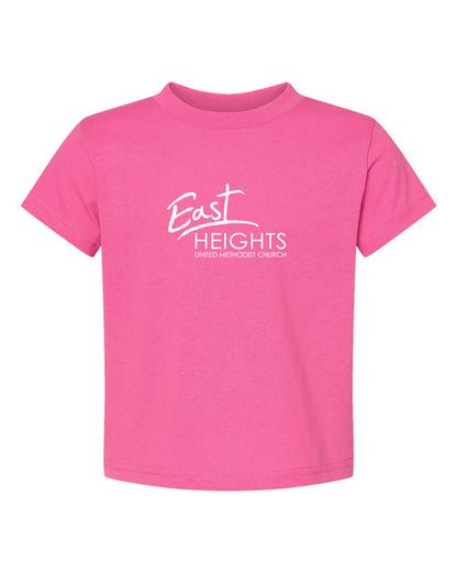 East Heights UMC - EHUMC Logo - Rabbit Skins Toddler Cotton Jersey Tee - 3301T