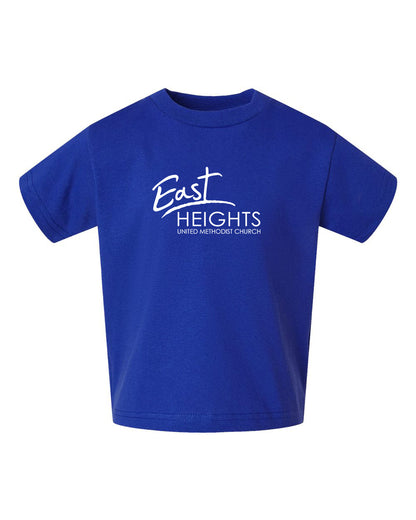 East Heights UMC - EHUMC Logo - Rabbit Skins Toddler Cotton Jersey Tee - 3301T