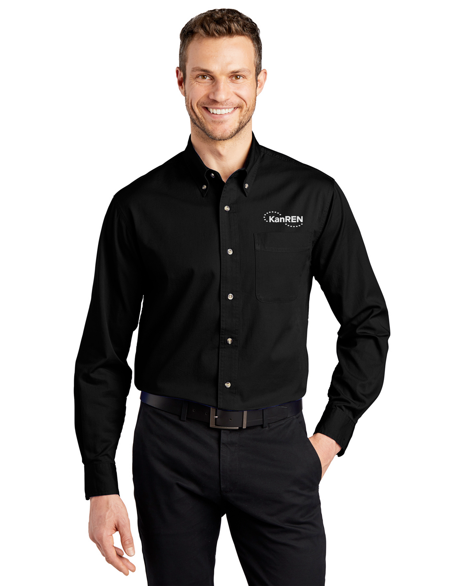 KanRen - Port Authority Long Sleeve Twill Shirt - S600T