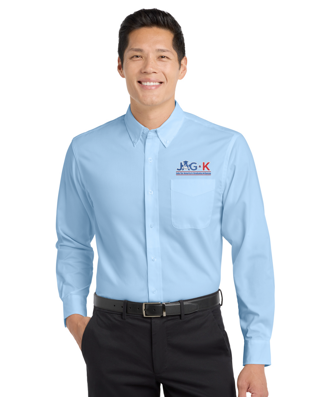 JAG-K - Port Authority Long Sleeve Easy Care Shirt - S608