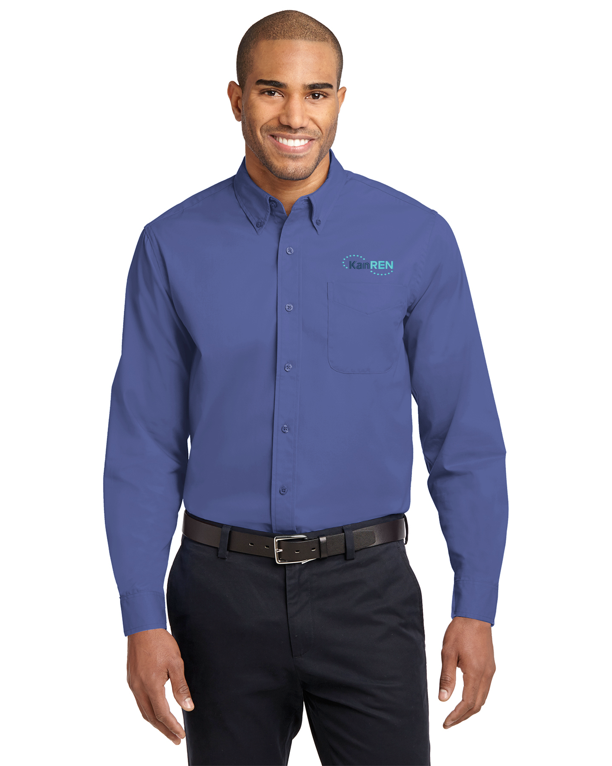 KanRen - Port Authority Long Sleeve Easy Care Shirt - S608