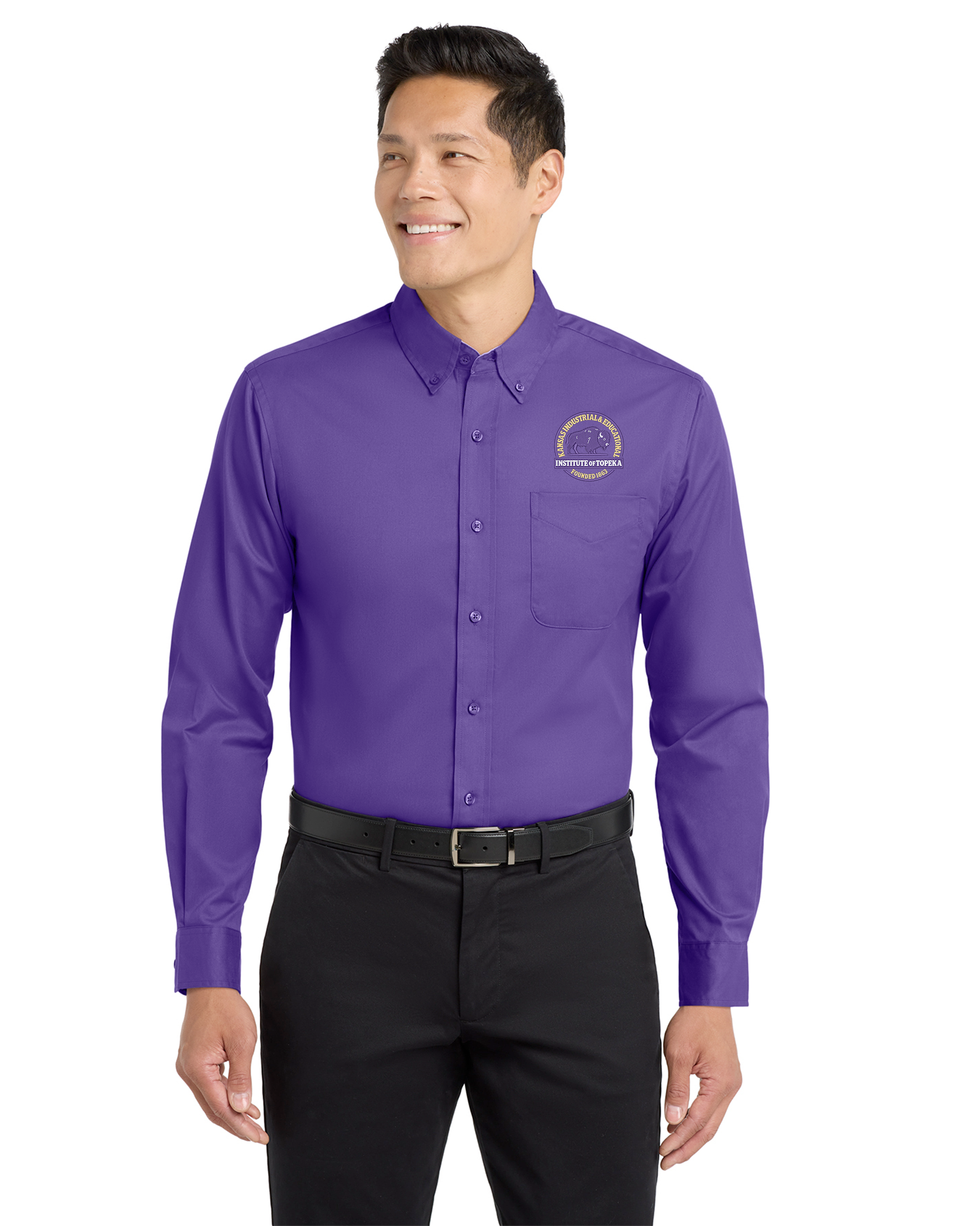 KSI - Port Authority Long Sleeve Easy Care Shirt - S608