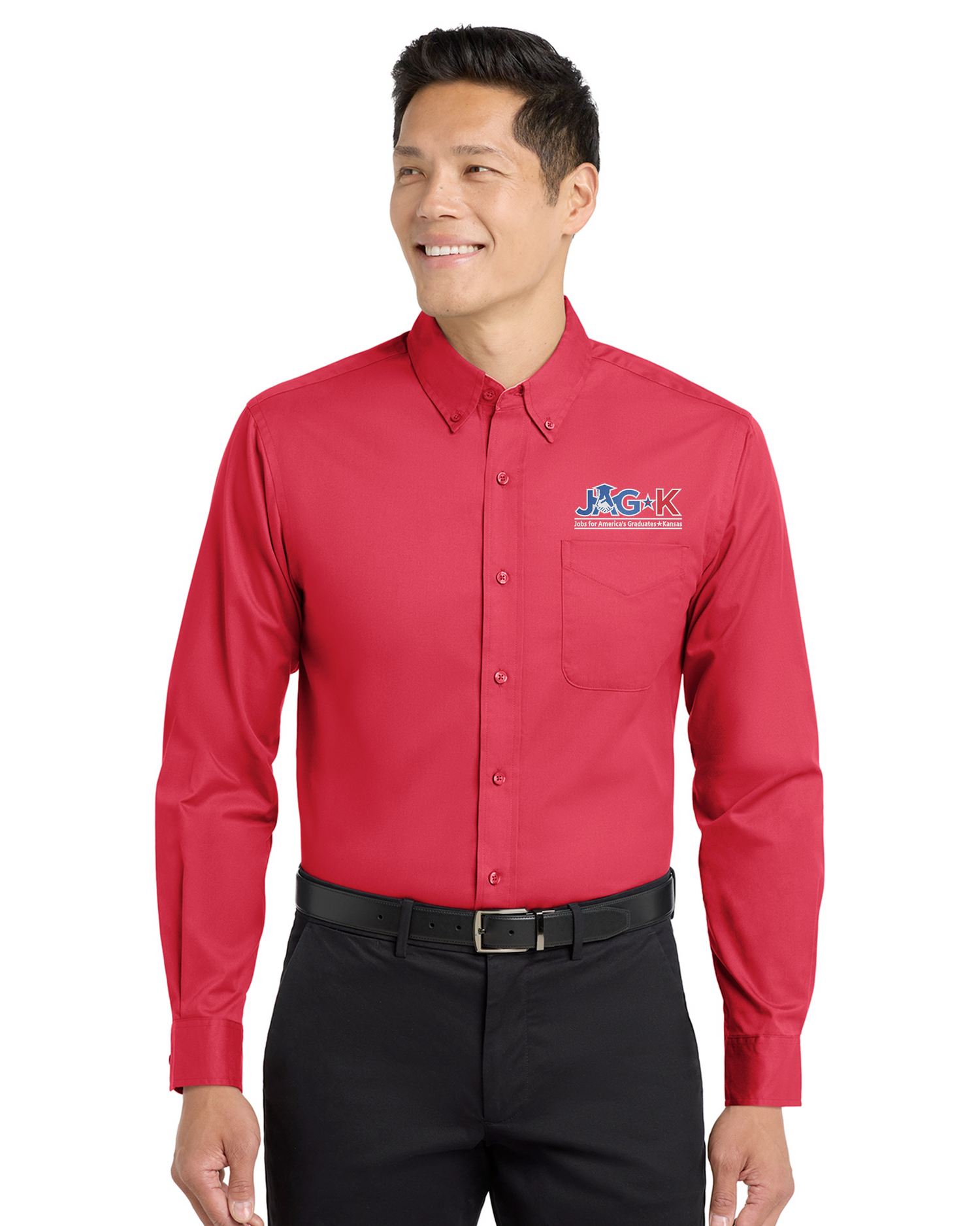 JAG-K - Port Authority Long Sleeve Easy Care Shirt - S608