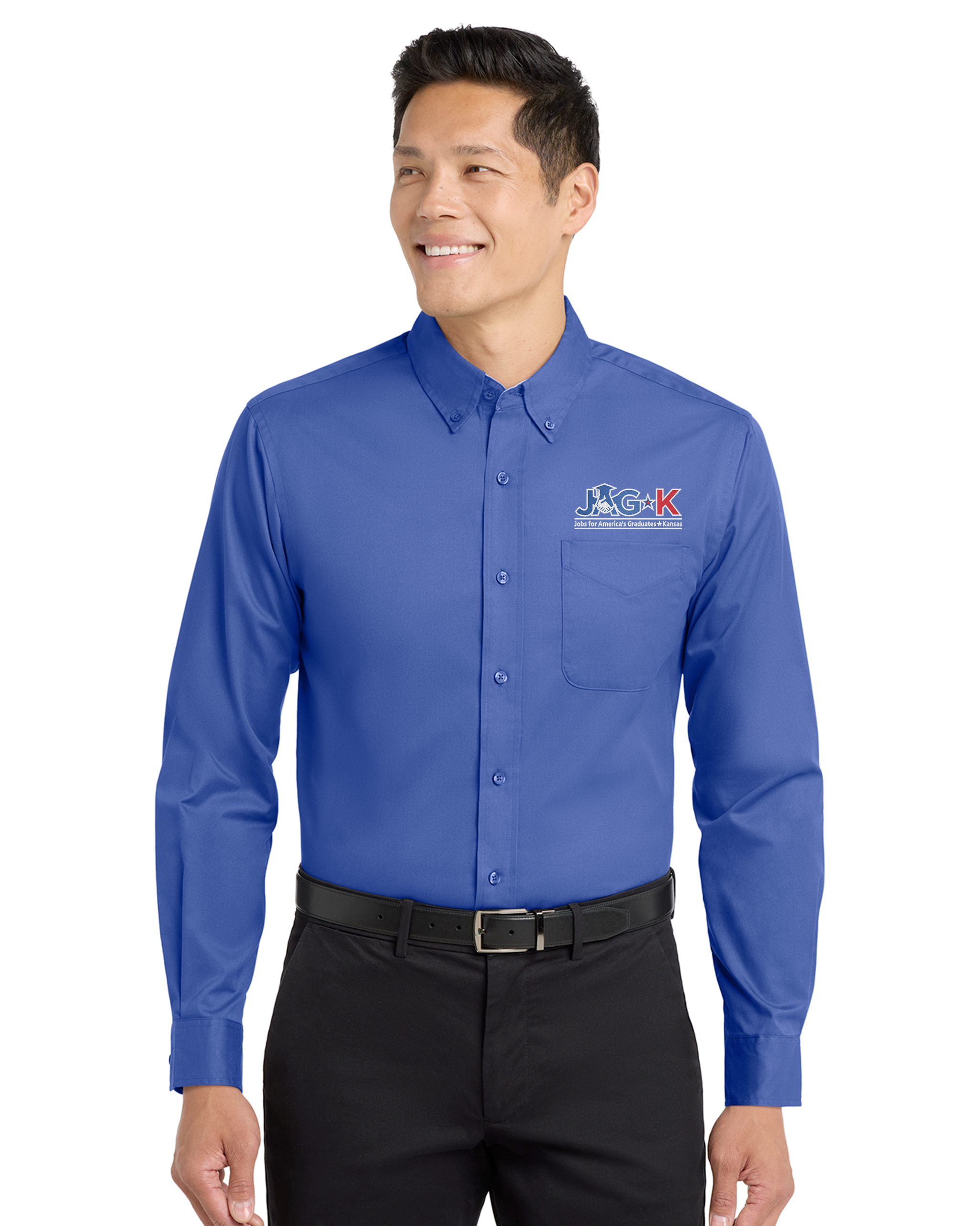 JAG-K - Port Authority Long Sleeve Easy Care Shirt - S608