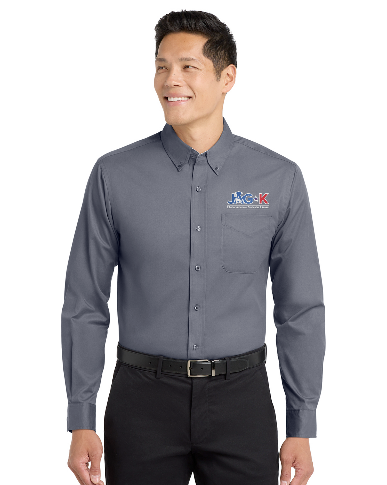 JAG-K - Port Authority Long Sleeve Easy Care Shirt - S608