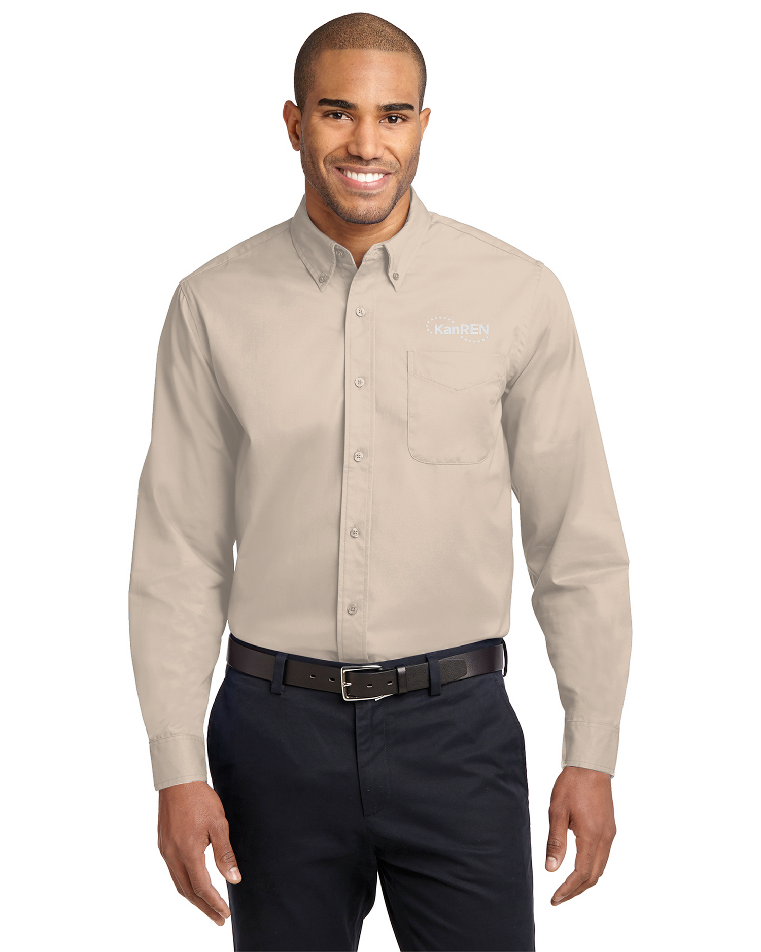 KanRen - Port Authority Long Sleeve Easy Care Shirt - S608