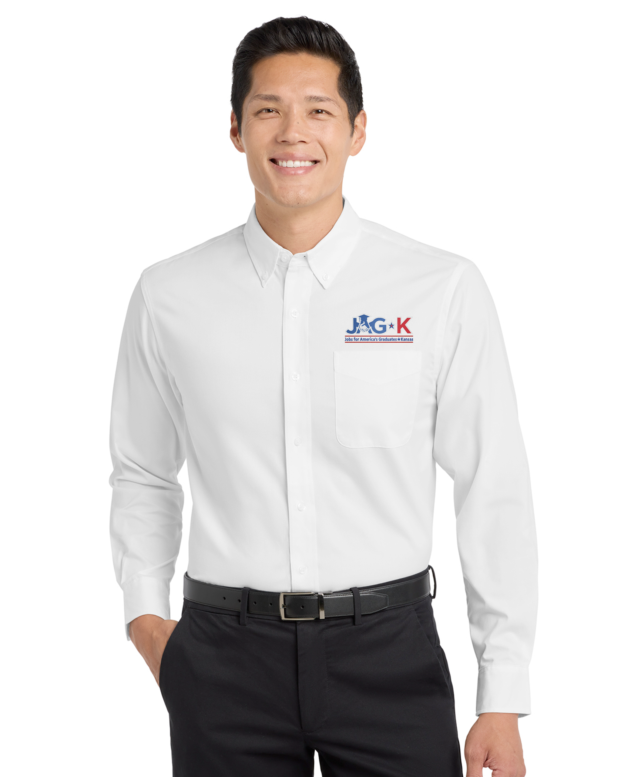 JAG-K - Port Authority Long Sleeve Easy Care Shirt - S608