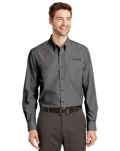 KanRen - Port Authority Crosshatch Easy Care Shirt - S640