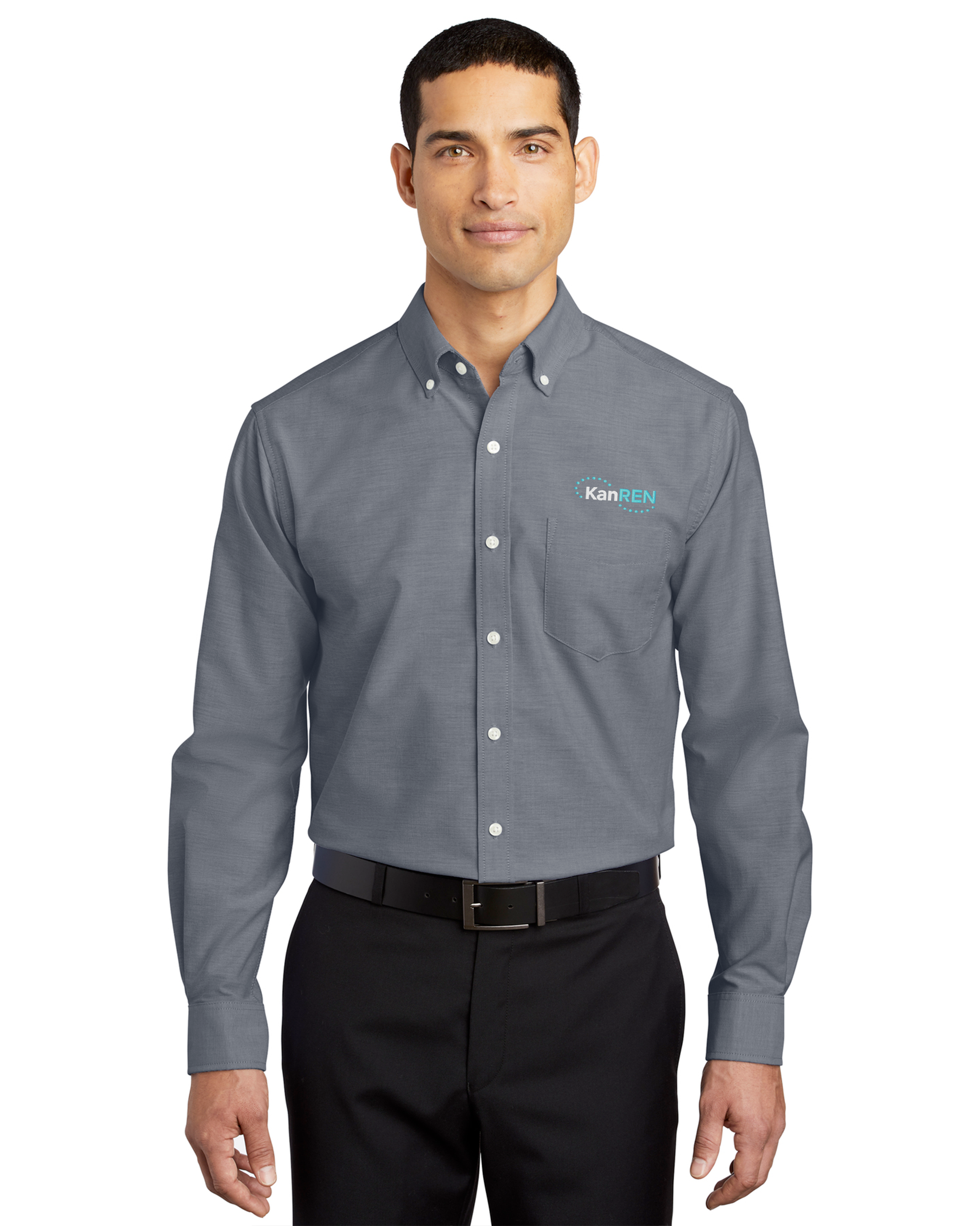 KanRen - Port Authority SuperPro Oxford Shirt - S658