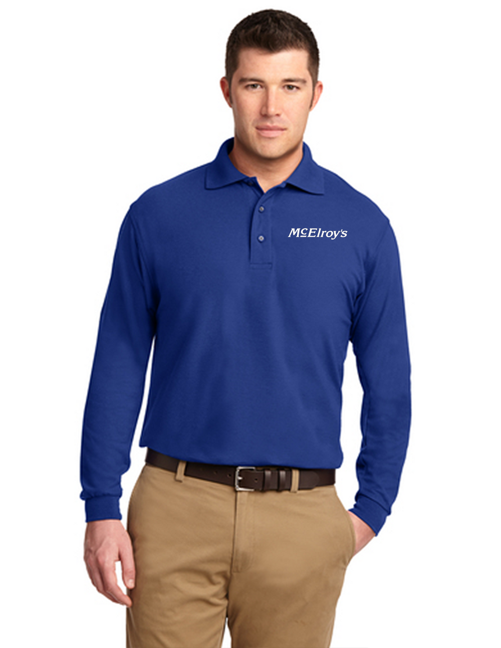 McElroy's, Inc. - Port Authority Tall Silk Touch Long Sleeve Polo - TLK500LS