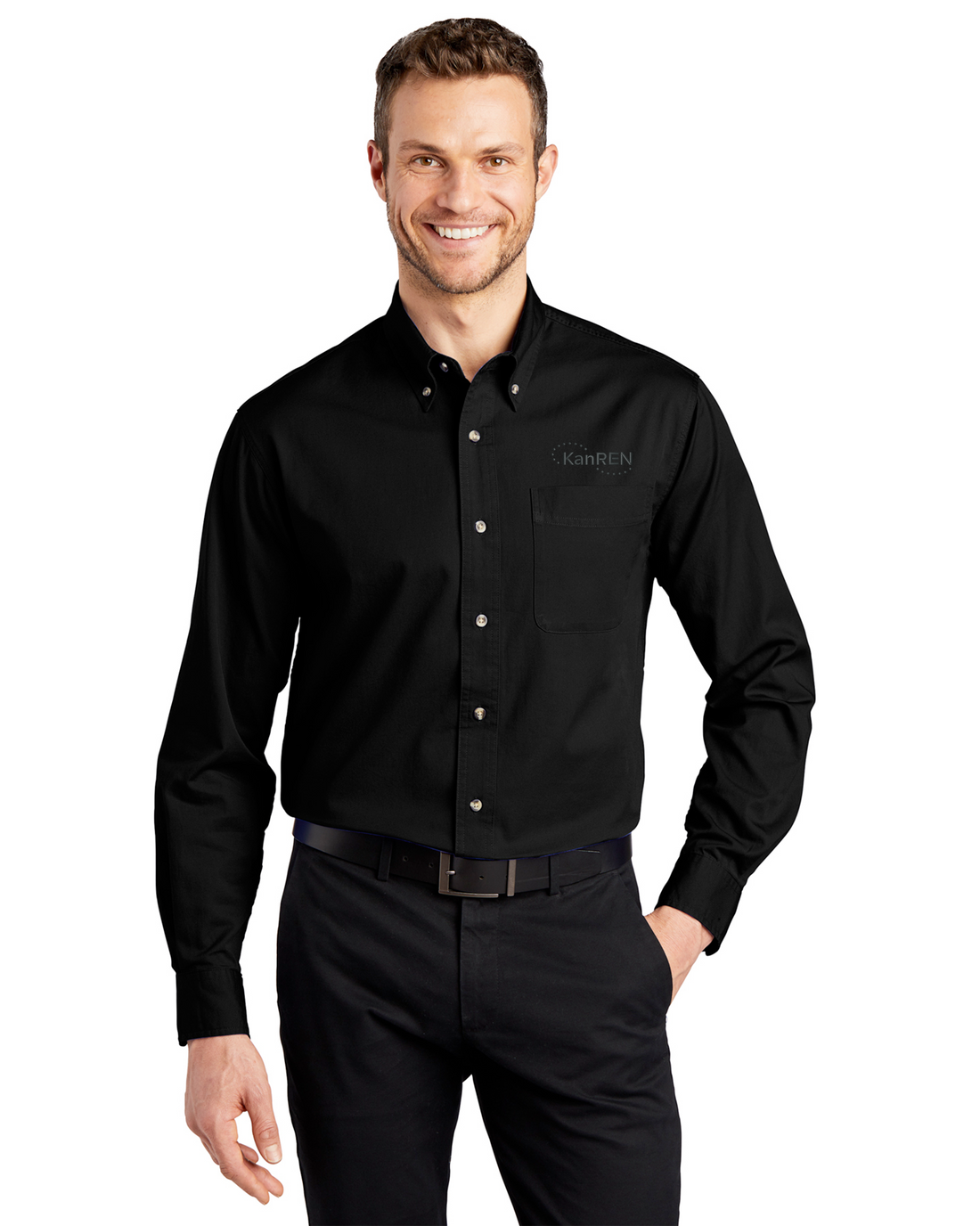 KanRen - Port Authority Tall Long Sleeve Twill Shirt - TLS600T