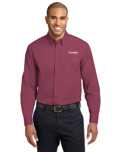 KanRen - Port Authority Tall Long Sleeve Easy Care Shirt - TLS608