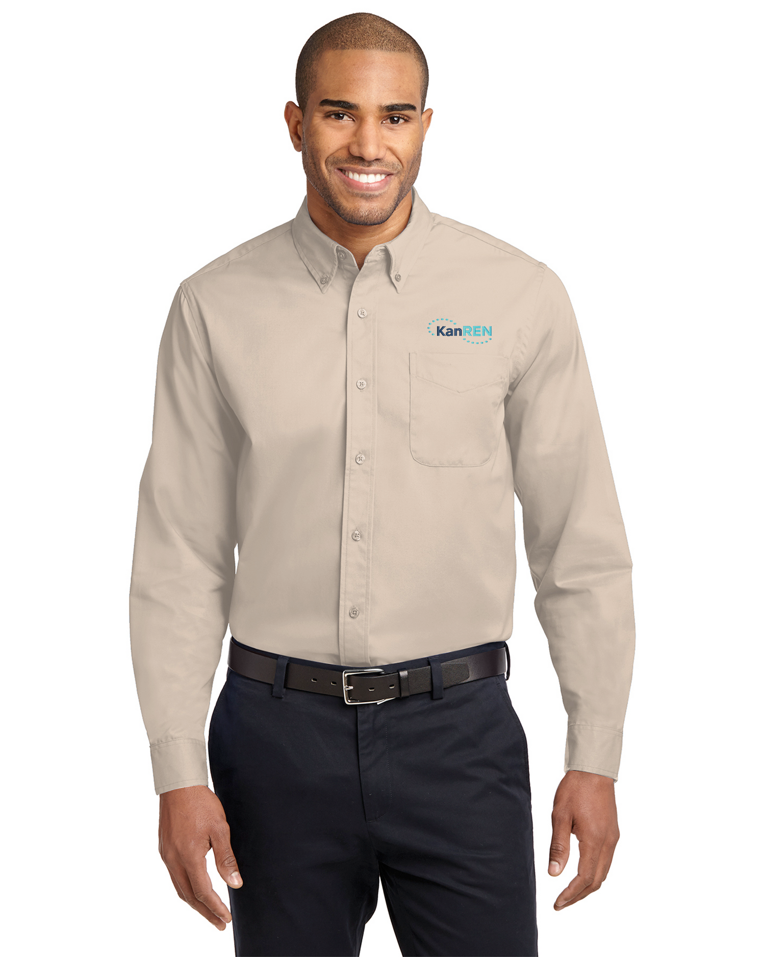 KanRen - Port Authority Tall Long Sleeve Easy Care Shirt - TLS608