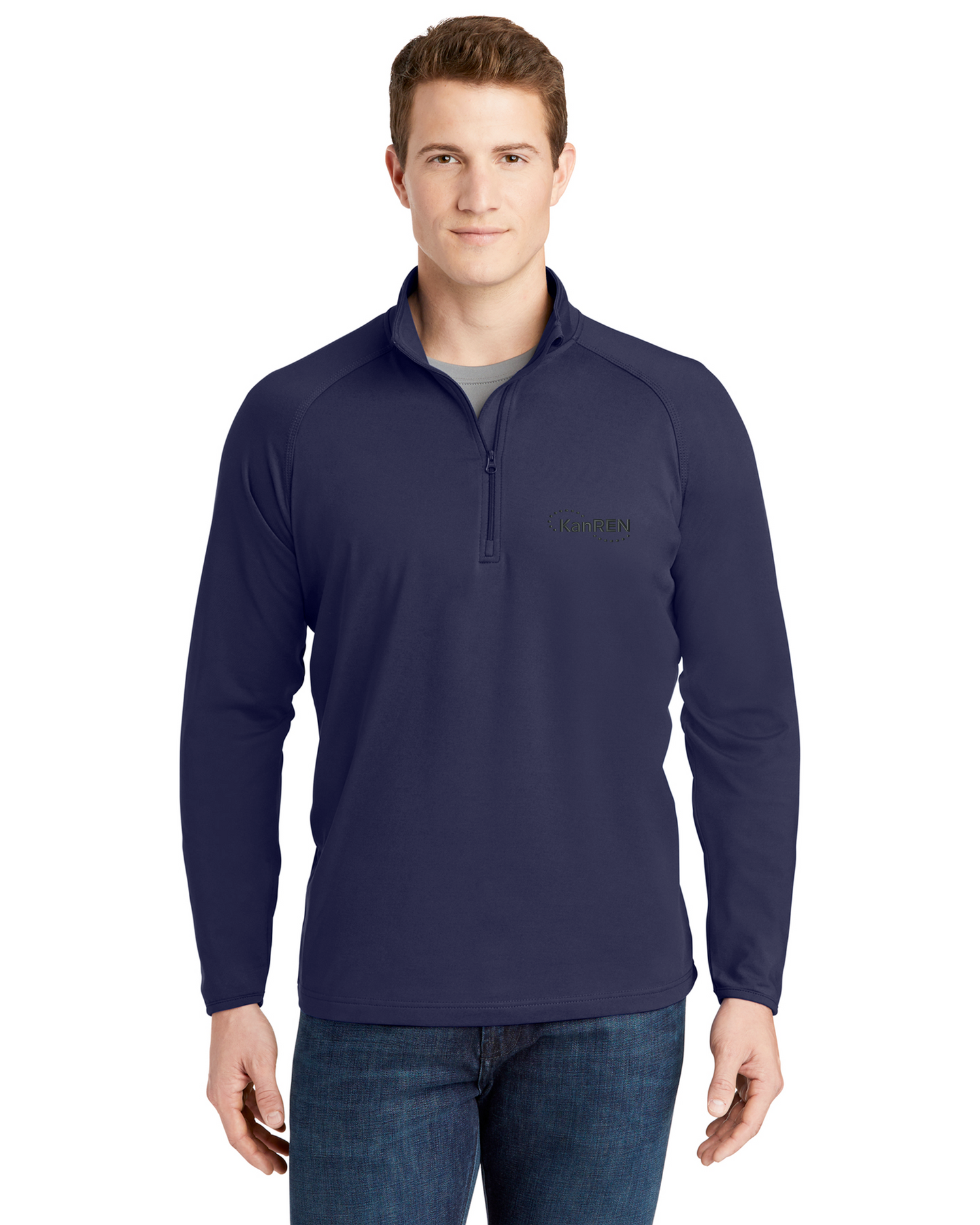 KanRen - Sport-Tek Tall Sport-Wick Stretch 1/4-Zip Pullover - TST850