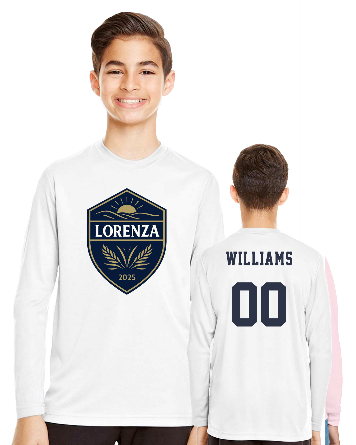 Lorenza Soccer - Team 365 Youth Zone Performance Long Sleeve T-Shirt - TT11YL
