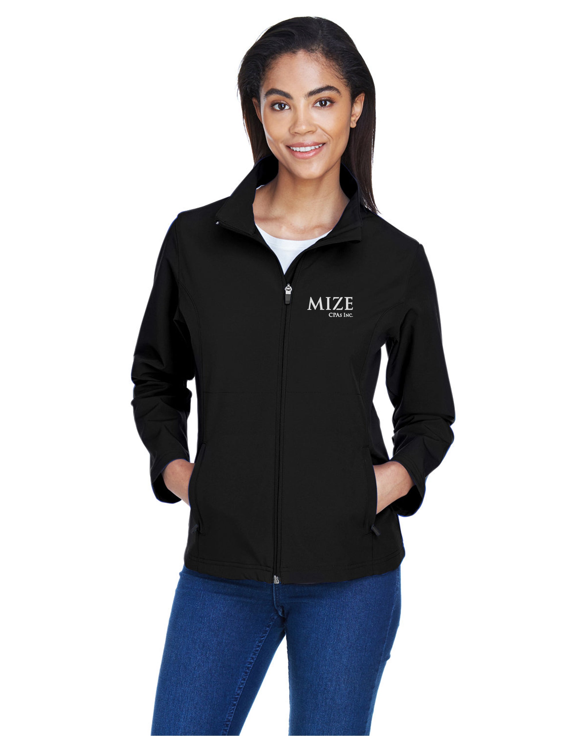 Mize CPAs Inc. - Team 365 Ladies' Leader Soft Shell Jacket - TT80W