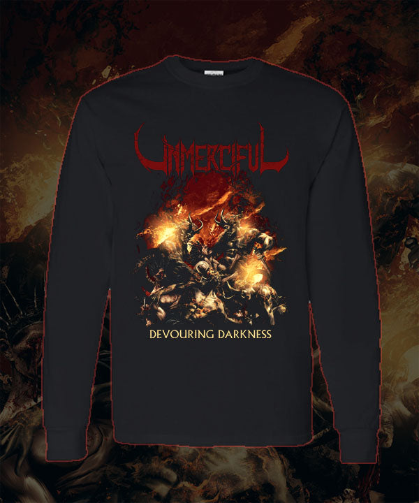 Unmerciful - Devouring Darkness - Long Sleeve T-Shirt - Song Title Back
