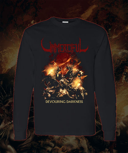 Unmerciful - Devouring Darkness - Long Sleeve T-Shirt - Song Title Back