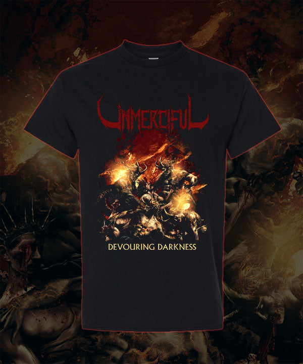 Unmerciful - Devouring Darkness - Short Sleeve T-Shirt - Song Title Back