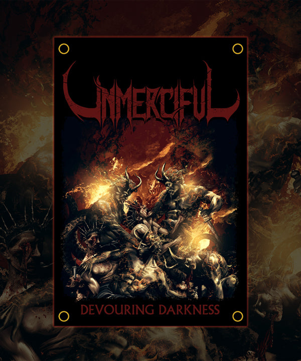 Unmerciful - Devouring Darkness Premium Wall Flag