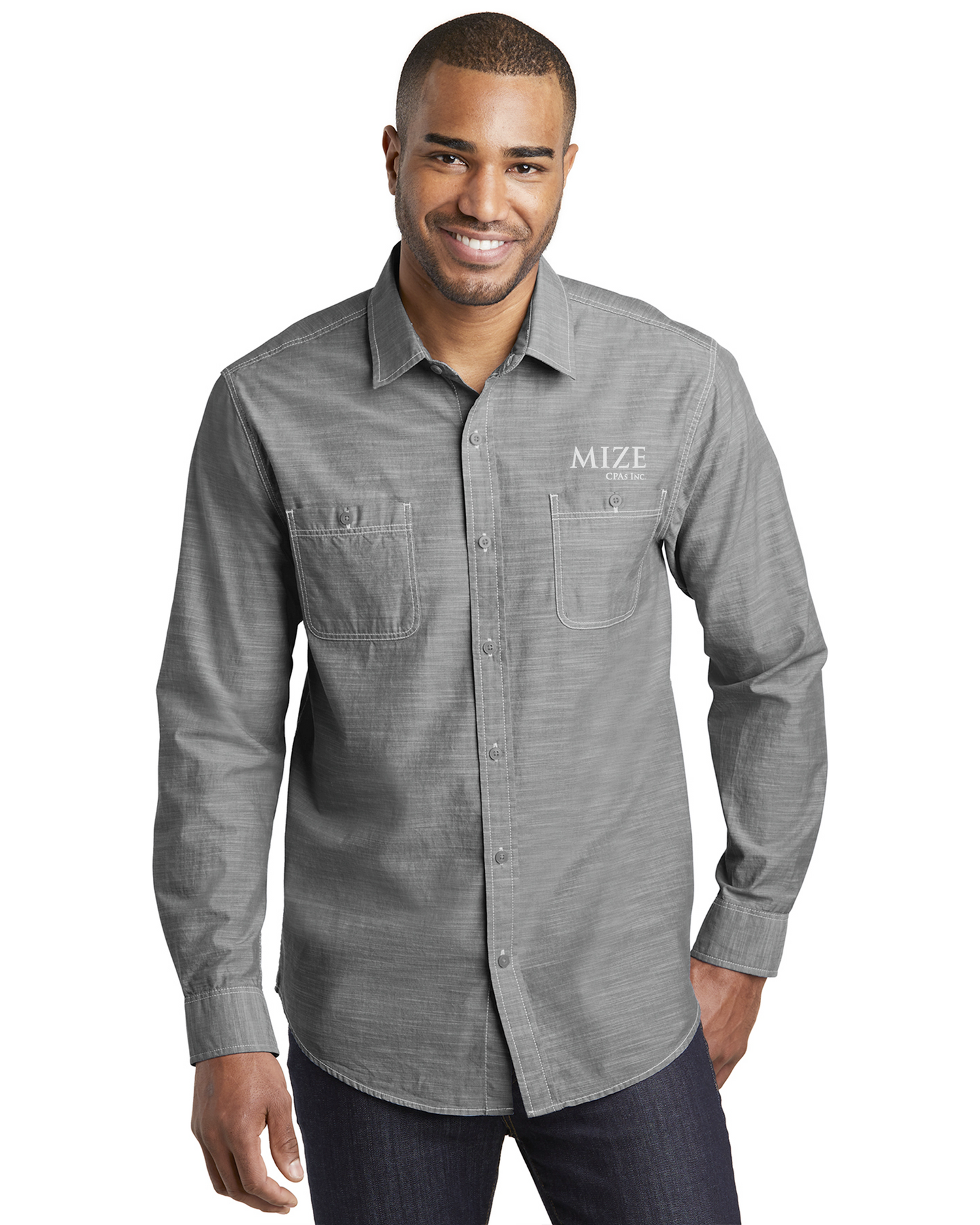 Mize CPAs Inc. - Port Authority Slub Chambray Shirt - W380