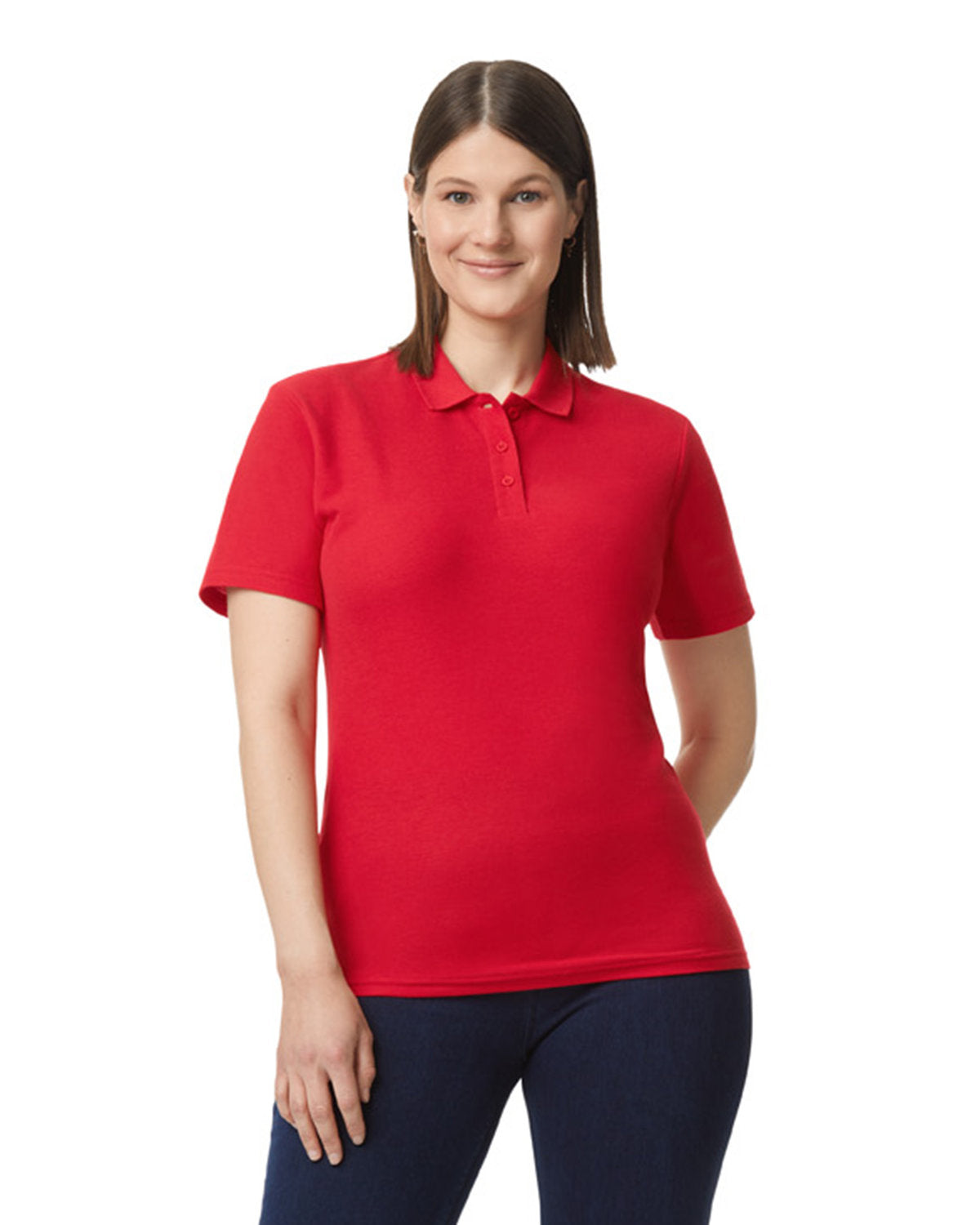 Gildan Ladies' Softstyle Double Pique Polo - G648L