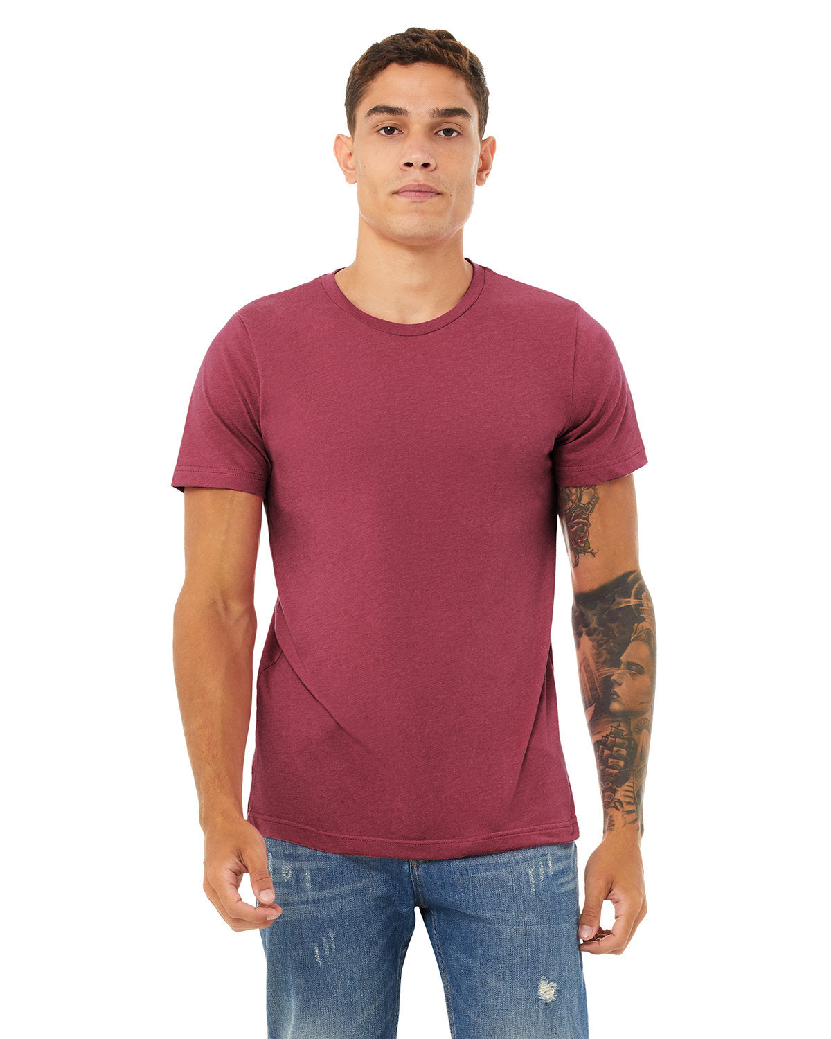 Bella + Canvas Unisex Heather CVC T-Shirt - 3001CVC