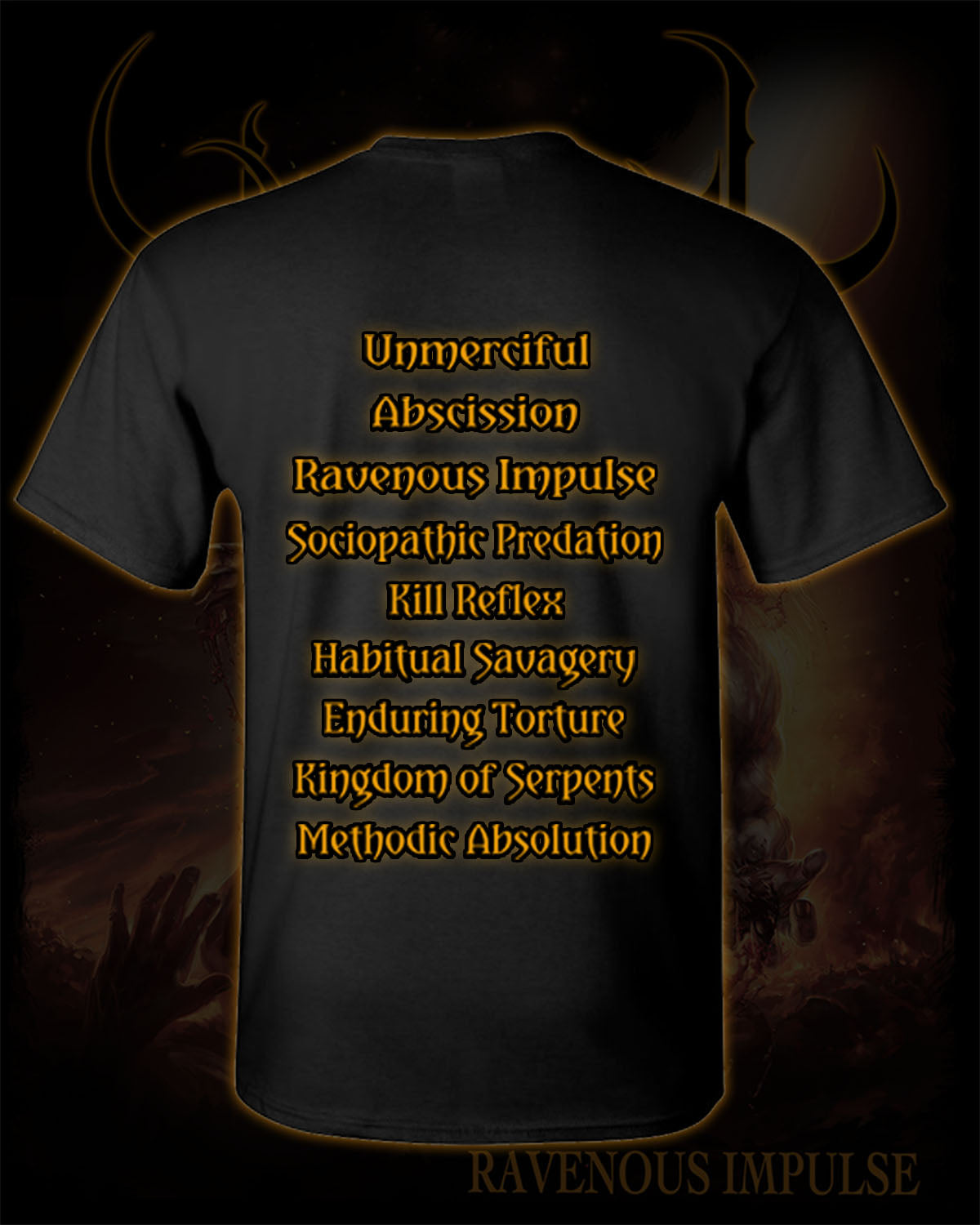 Unmerciful SS T-Shirt Ravenous Impulse