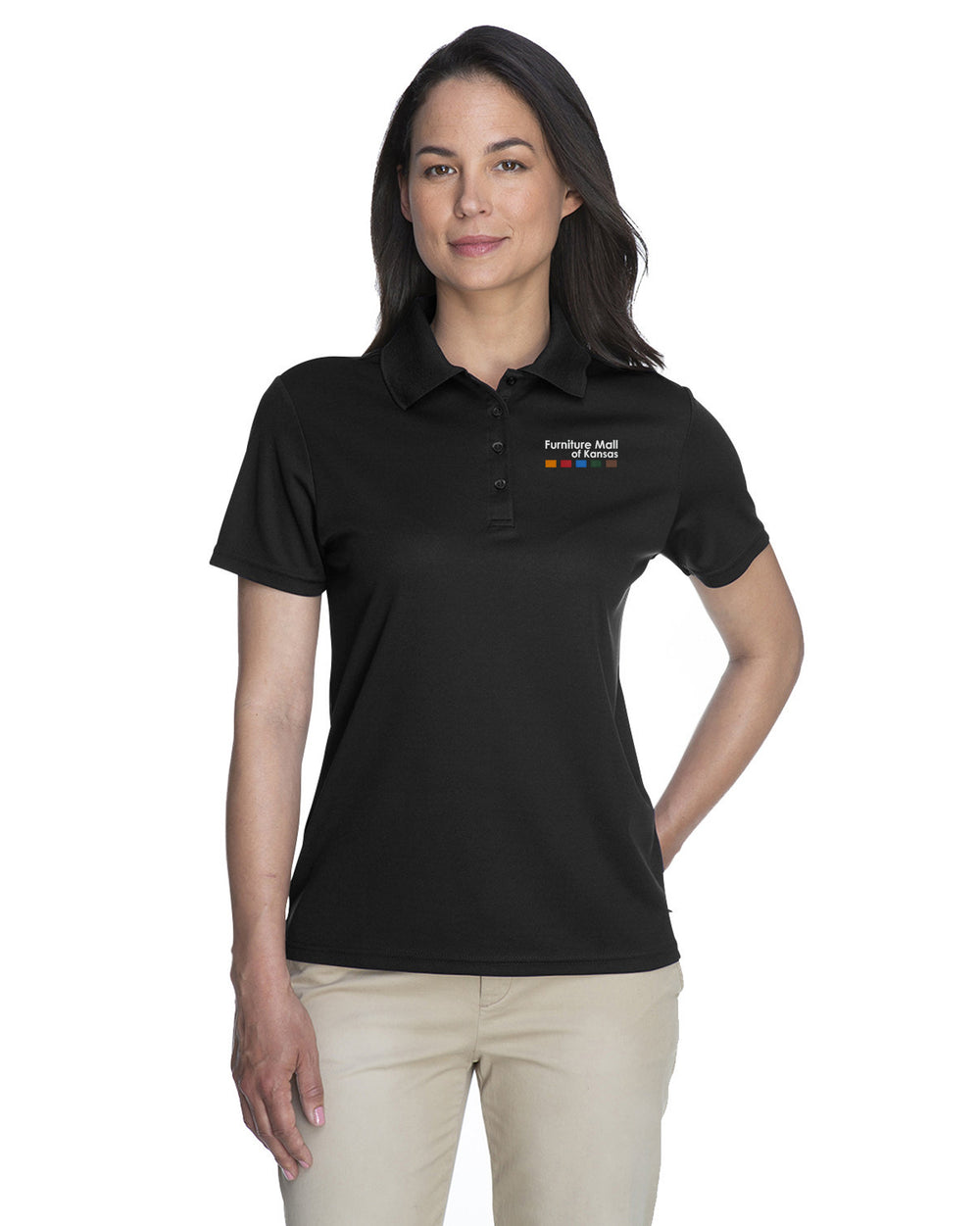 Furniture Mall of Kansas - CORE365 Ladies' Origin Performance Piqué Polo - 78181