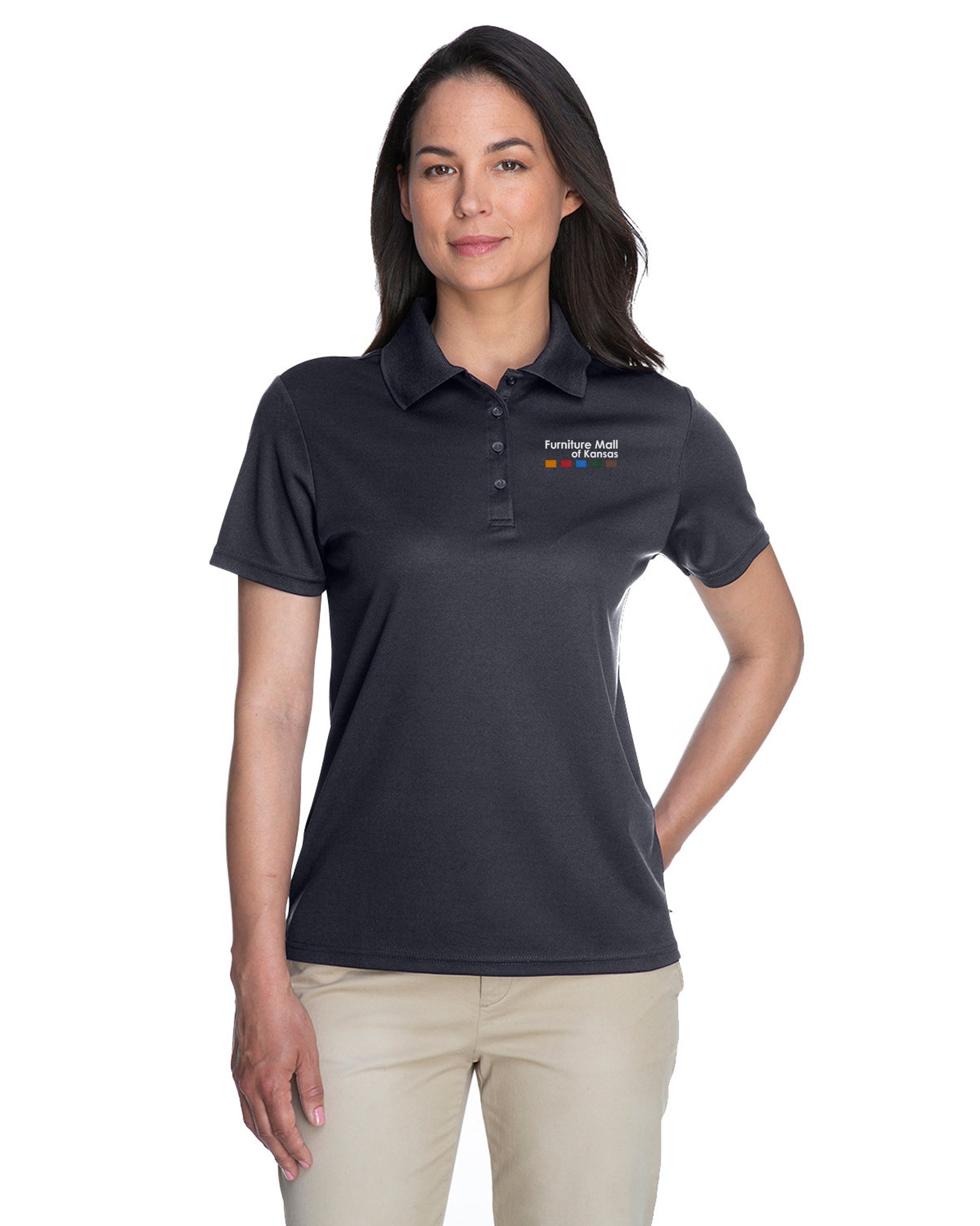 Furniture Mall of Kansas - CORE365 Ladies' Origin Performance Piqué Polo - 78181