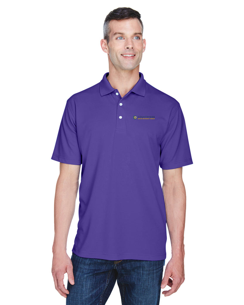 Countryside UMC - UltraClub Men's Cool & Dry Stain-Release Performance Polo - 8445