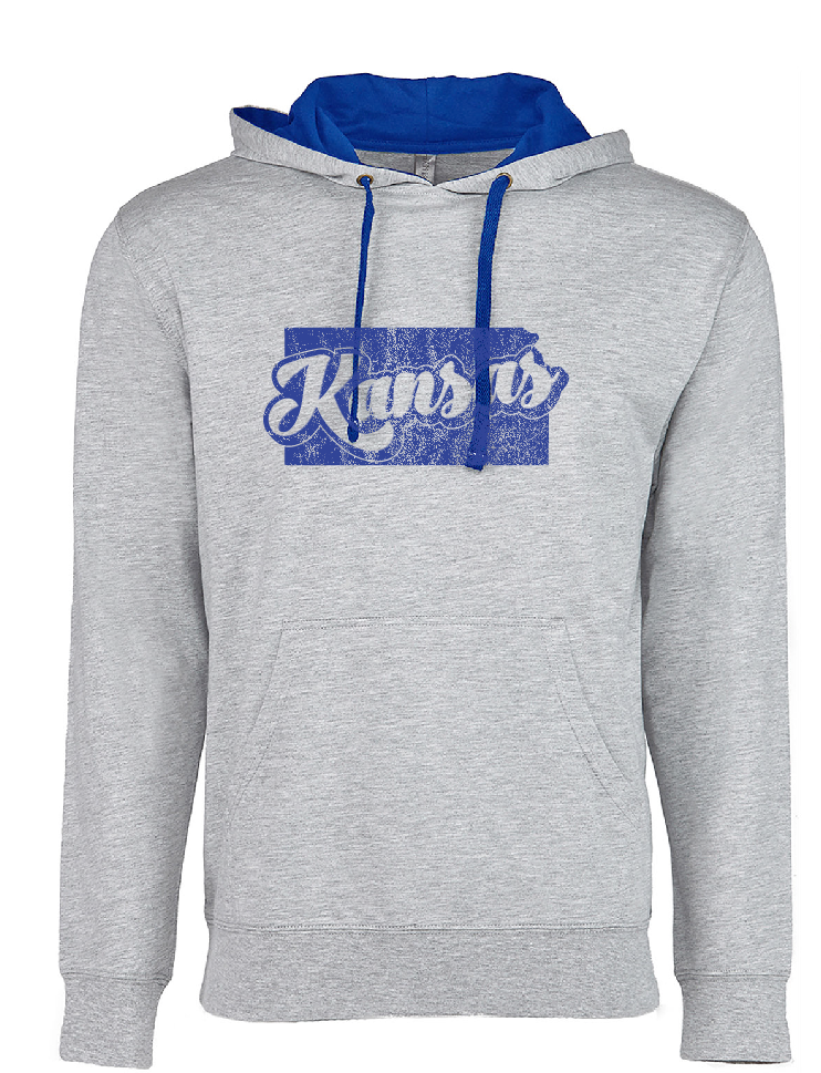 RA - KANSAS Adult French Terry Pullover Hoodie - 9301